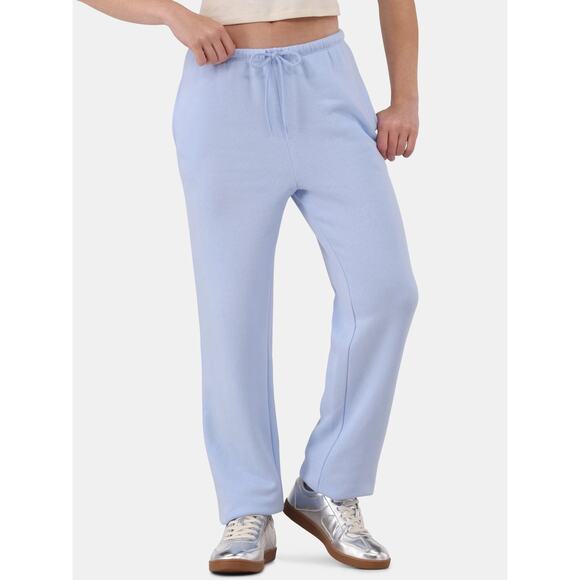 No Boundaries Juniors Blue Fleece Jogger Sweatpants Love You Blue Size M - Picture 1 of 7